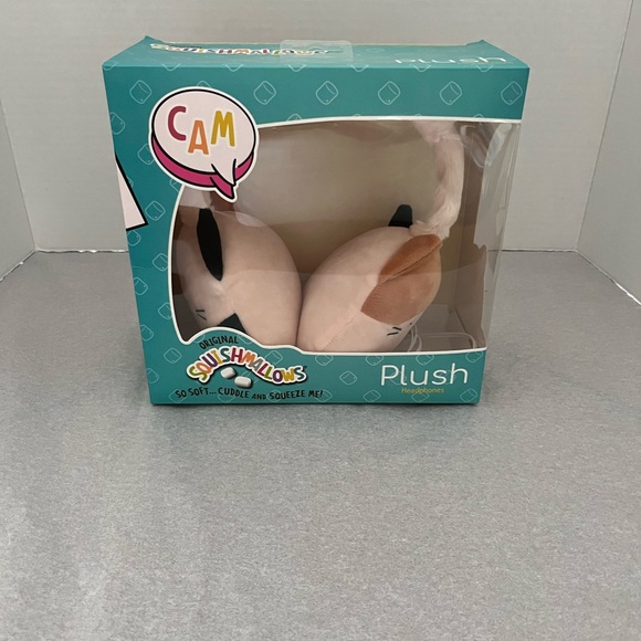 Squishmallows Other - Squishmallows Cam the Cat Adjustable Kid’s Headphones New